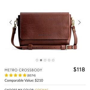 Portland Leather Metro Crossbody Bag